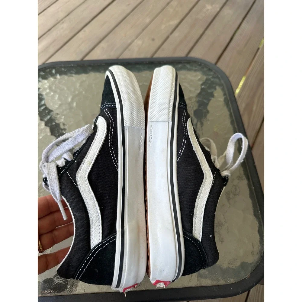 Vans Skate Old Skool Skateboarding Shoes Black White Sneakers‎ Men's 6.5